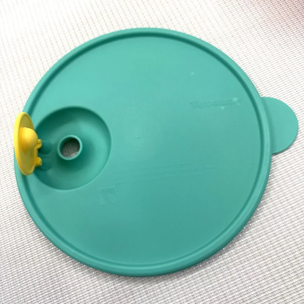 Vintage Tupperware CrystalWave 6-1/4 Cup Vent Seal Microwave Veggie 3 Pc Steamer